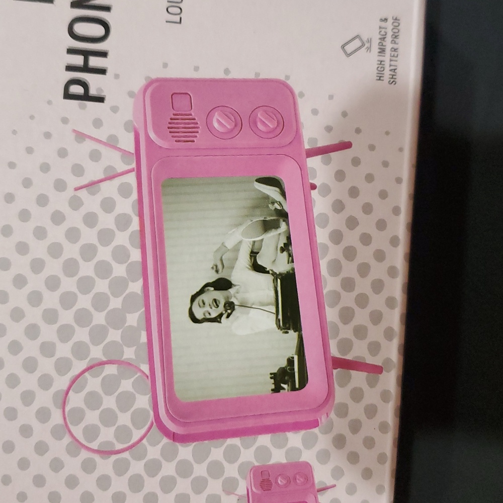 Vintage Retro TV‎ style phone stand brand new